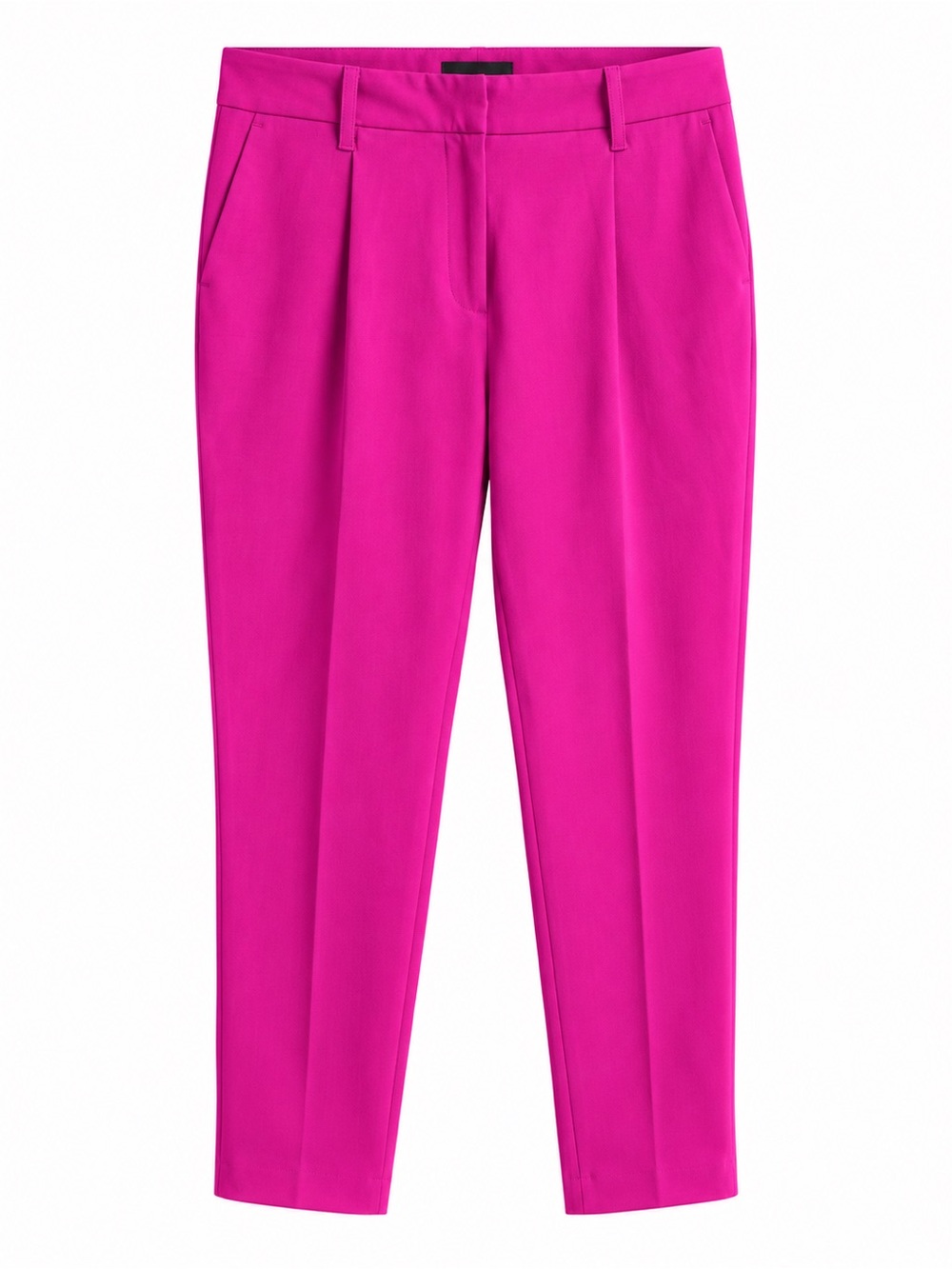 Frank And Oak Magenta Pink Straight Leg Business Trousers Size 6